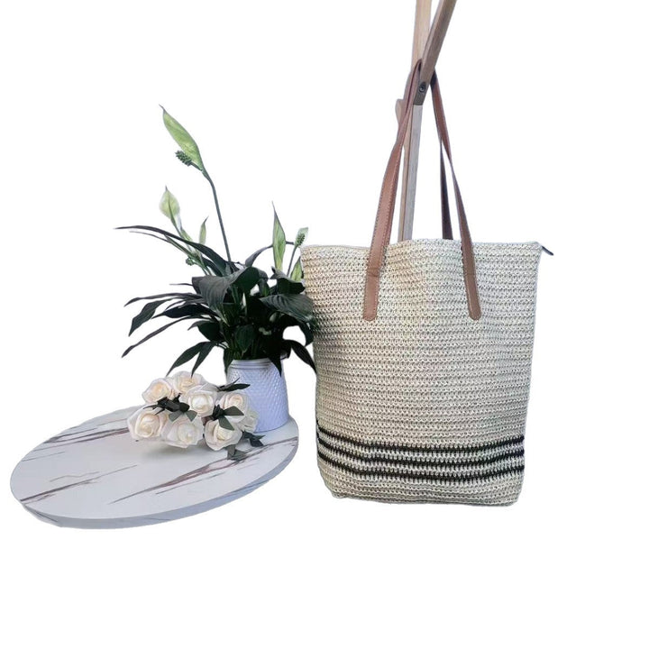 Oversized Beach Bag Made of Woven Material Kalsten