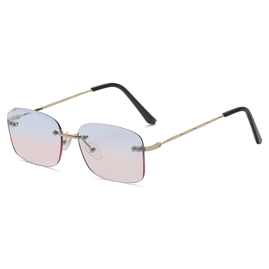 Women's square sunglasses with polarized lenses and elegant metal frame Kalsten