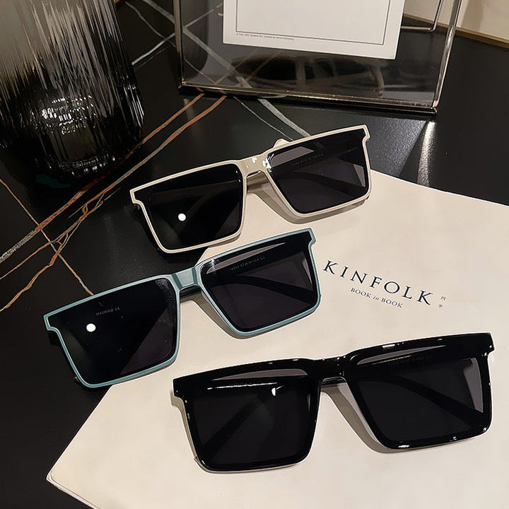Ladies square sunglasses with modern, sturdy plastic frame Kalsten
