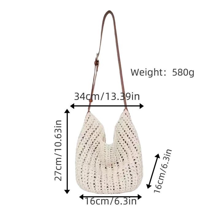 Hand-knotted shoulder bag Kalsten