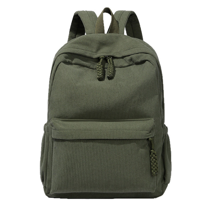Casual Corduroy Backpack Kalsten