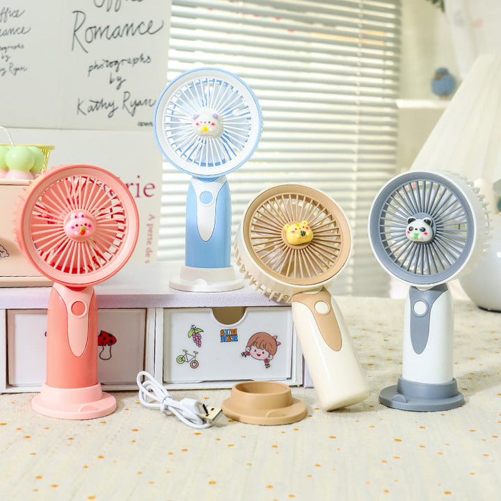 Ladies portable USB hand fan with creative animal design Kalsten