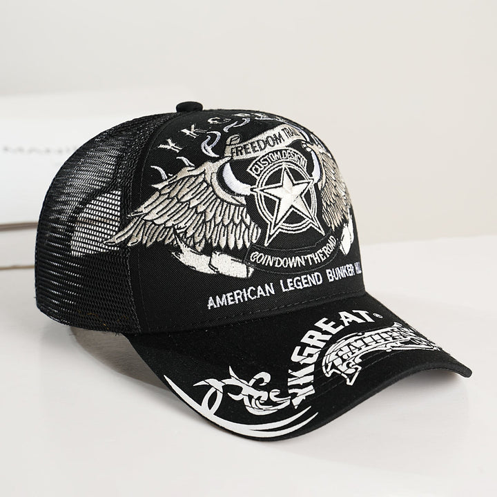 Unisex Trucker Cap with graphic design and breathable mesh Kalsten