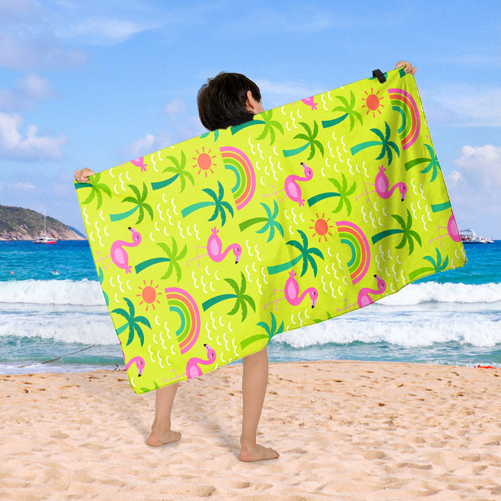 Beach blanket with colorful cupcake design Kalsten