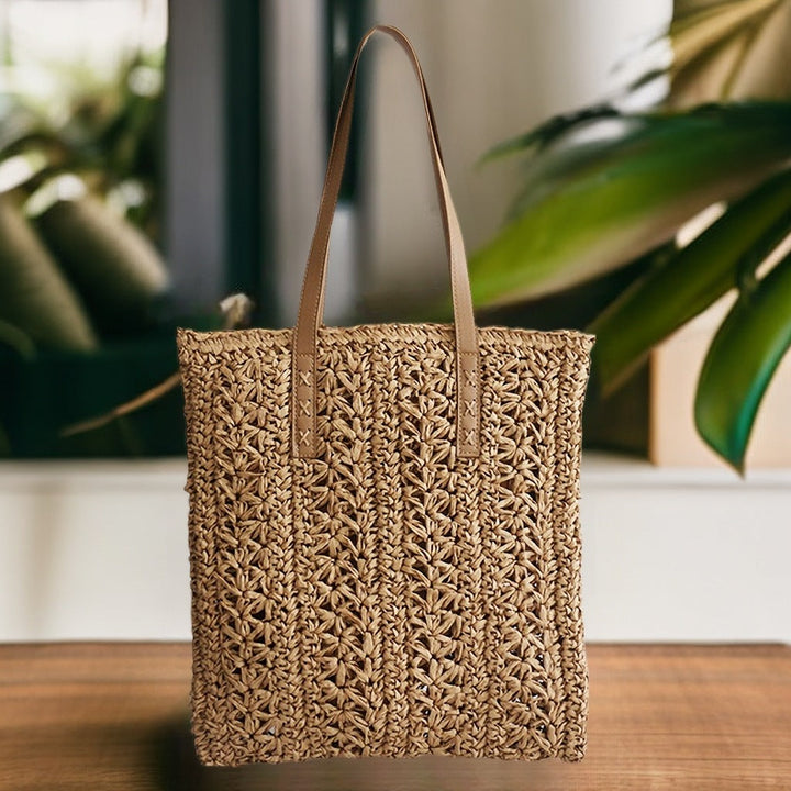 Handcrafted Beach Bag in Modern Macrame Style Kalsten