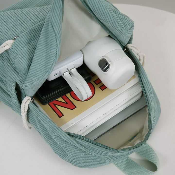 Cord-Backpack with Practical Front Pocket Kalsten
