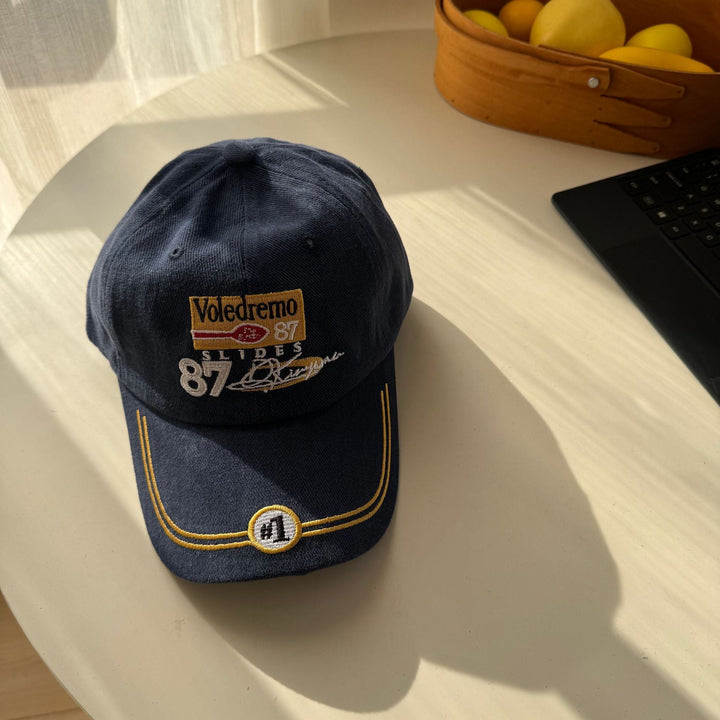 Men's Vintage-Inspired Embroidered Baseball Cap Kalsten 1783922647