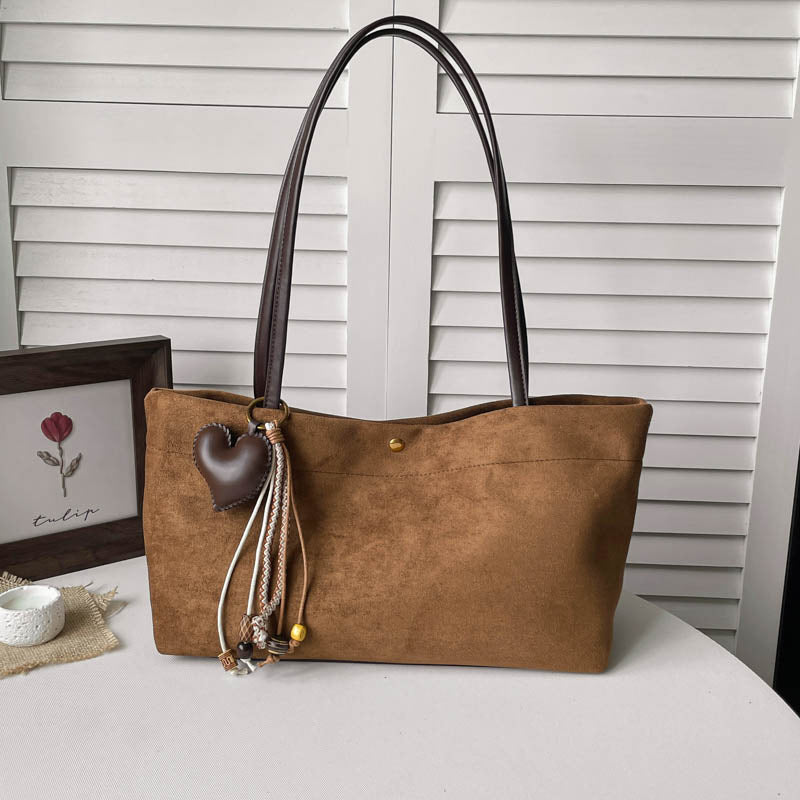 Suede Shoulder Tote Bag Kalsten