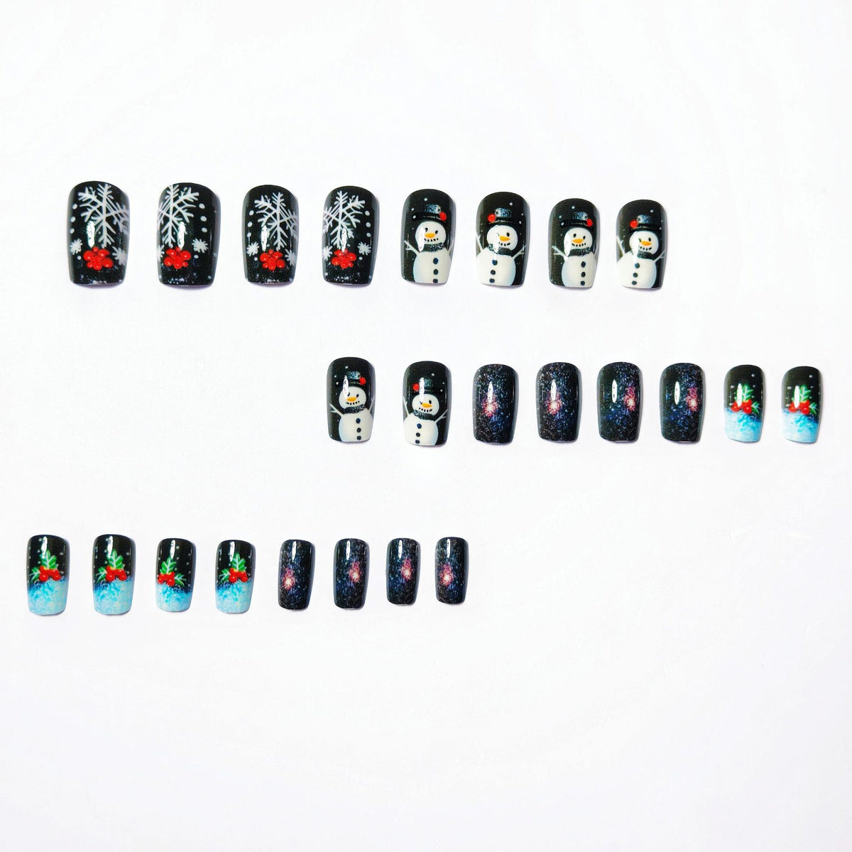 Festive Holiday Nail Art Set Acalora