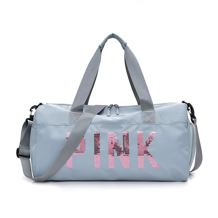 Multifunctional Sports Bag with Shiny Sequin Design Kalsten