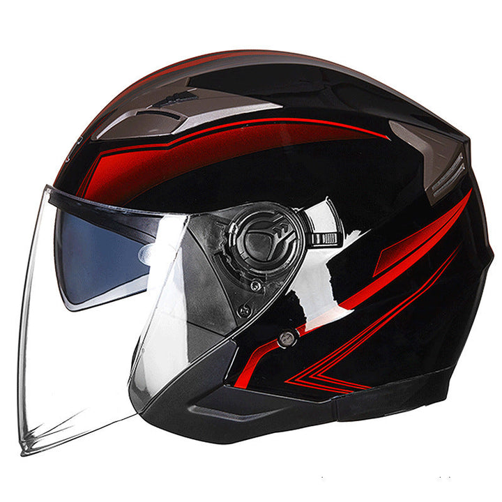 Full-Face Motorcycle Helmet with Integrated Visor Kalsten