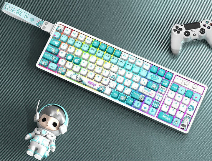 Customizable RGB Gaming Keyboard with Artistic Keycaps Kalsten