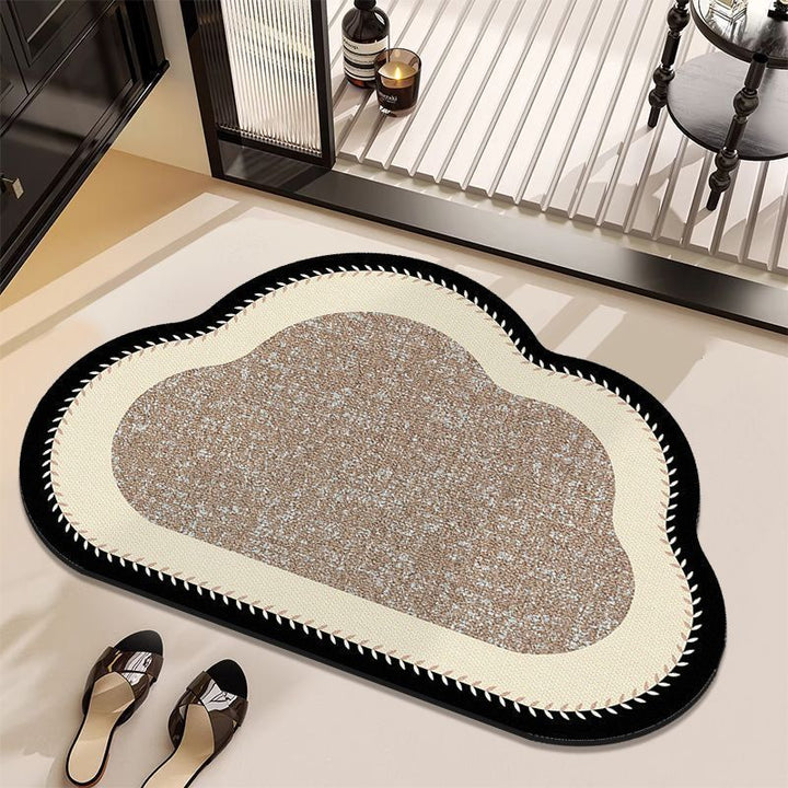 Decorative Scalloped Edge Area Rug