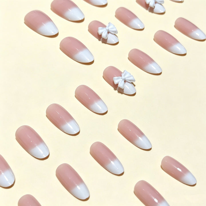 Elegant French Tip Press-On Nail Collection Kalsten