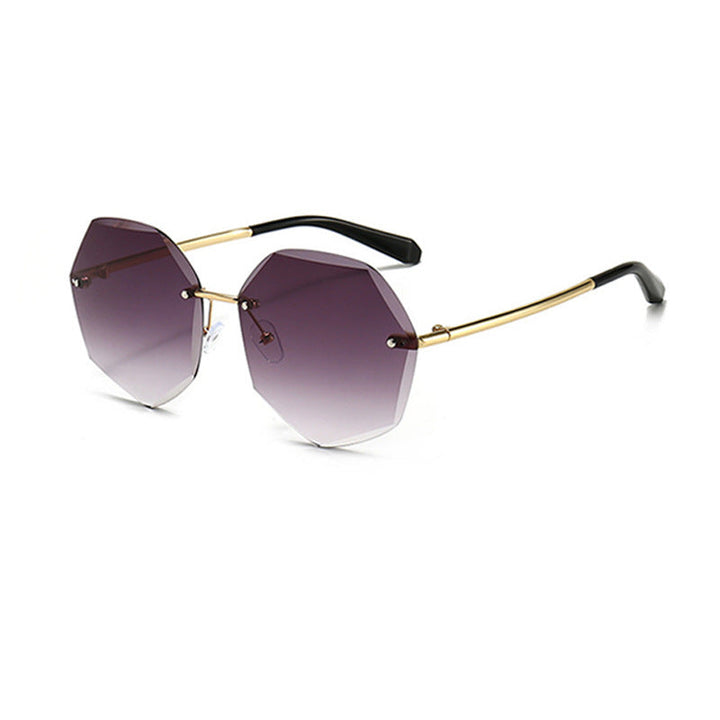 Ladies stylish octagonal sunglasses with innovative frame Kalsten