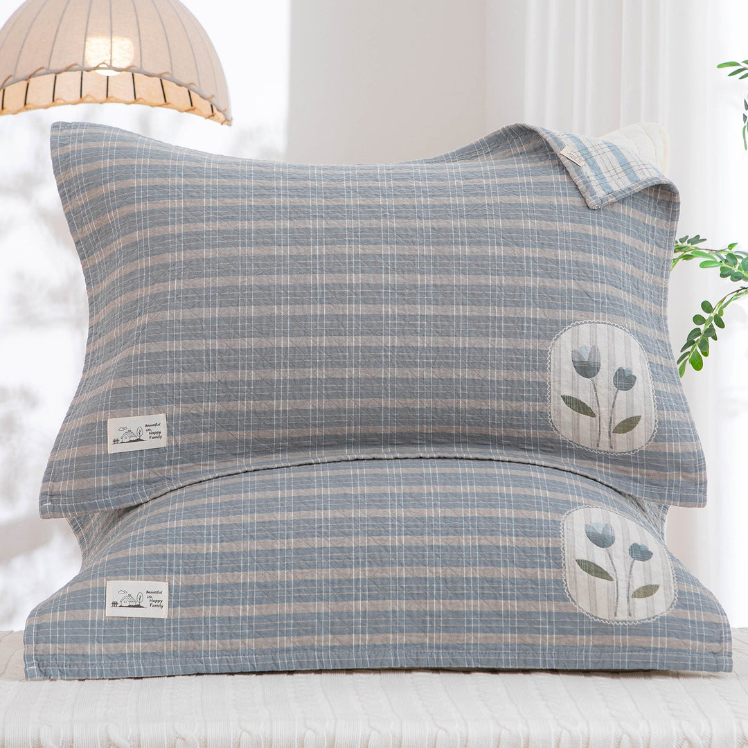 Women's pillowcase with modern checkered pattern Kalsten