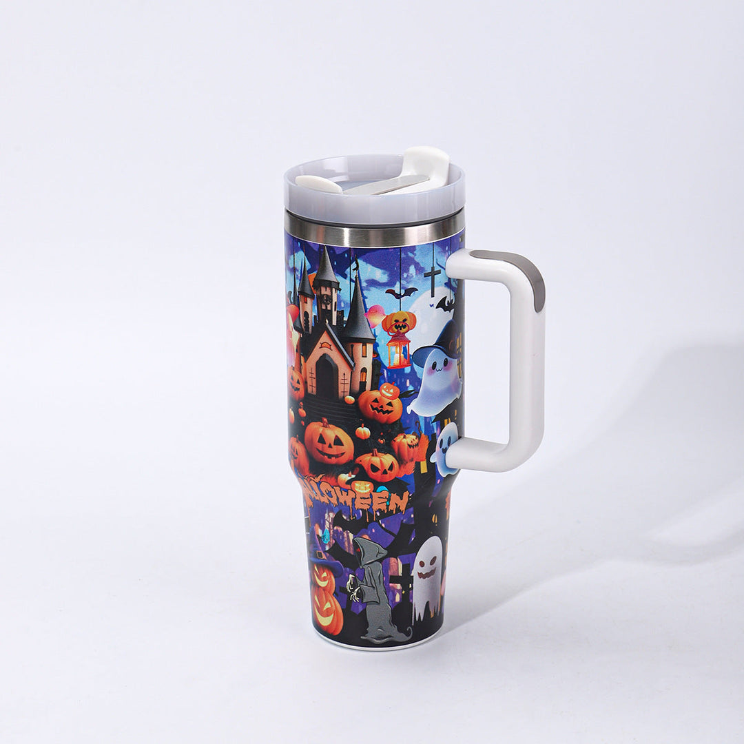 Women's Insulated Mug with Halloween Motif Kalsten