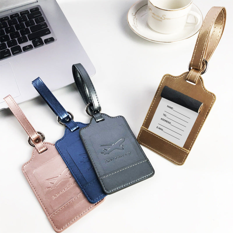 Premium PU Leather Travel Luggage Tag Kalsten