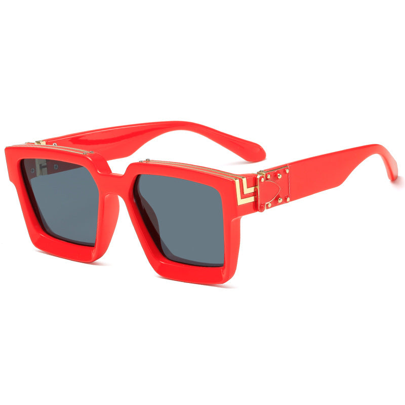 Women's square designer sunglasses with striking frame Kalsten