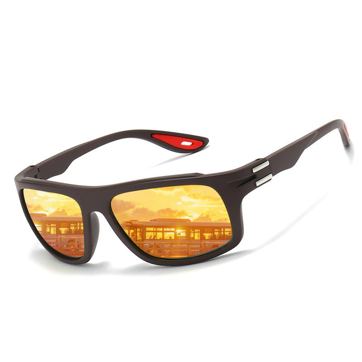 Men's sporty sunglasses with polarized lenses and shock-resistant frame Kalsten