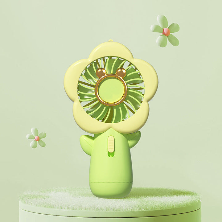 Ladies Portable Flower Fan Kalsten