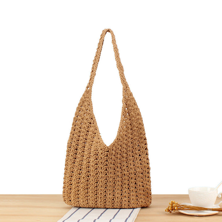 Handcrafted Shoulder Bag Made of Natural Weave Kalsten