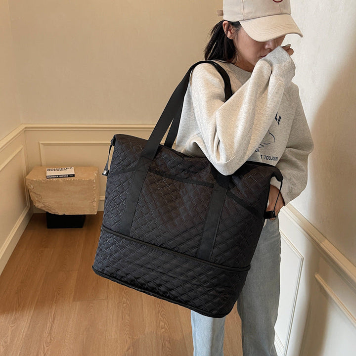 Quilted Travel Weekender Bag Kalsten