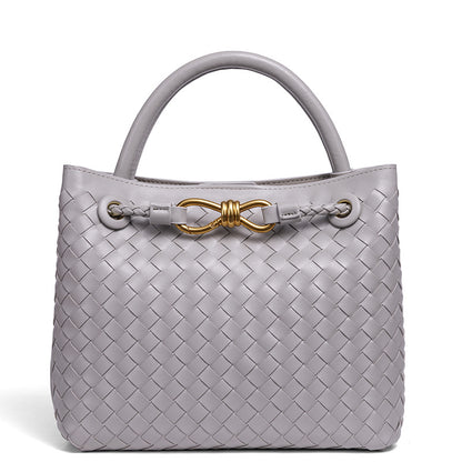 Woven Leather Tote Bag Acalora