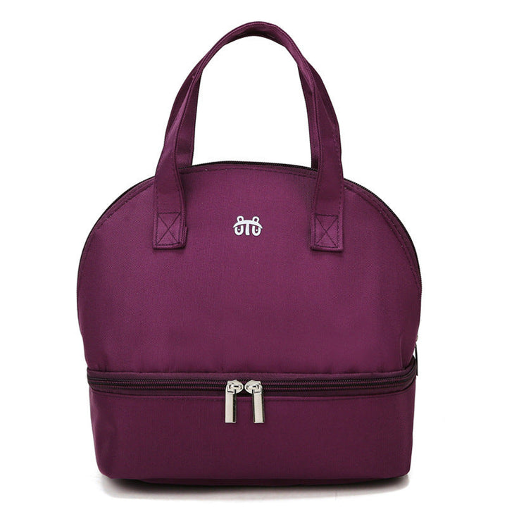 Women's Insulated Lunch Bag with Double Compartment Design Kalsten