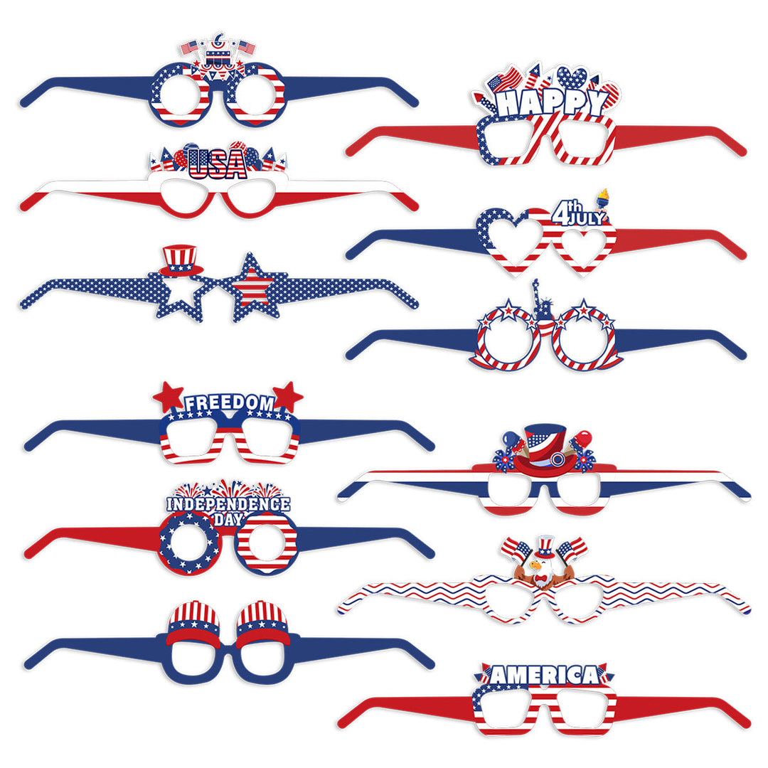 Women creative photo glasses for patriotic celebrations Kalsten