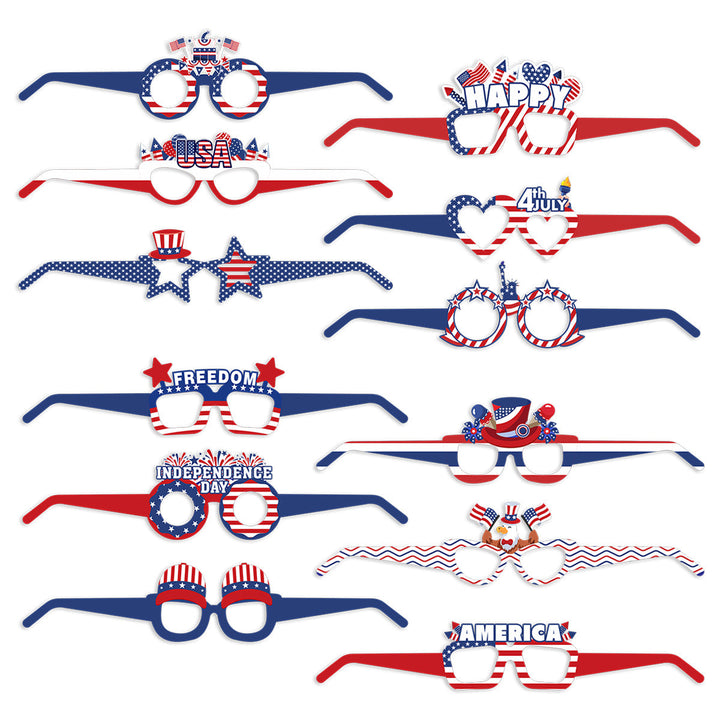 Women creative photo glasses for patriotic celebrations Kalsten