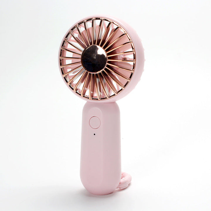 Unisex portable mini hand fan with USB charging and carrying strap Kalsten