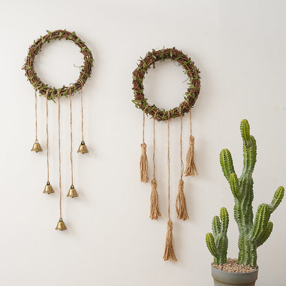 Decorative Wreath with Hanging Bells Acalora