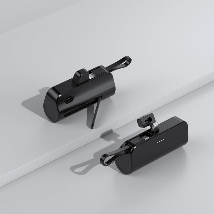 Portable power bank with integrated multifunctional charging cable system Kalsten