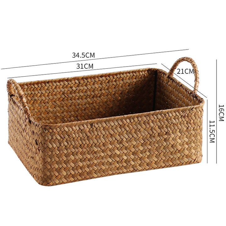 Handwoven Natural Storage Basket Kalsten