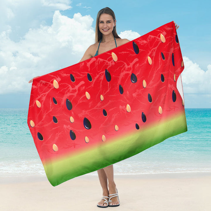 Beach towel with striking surf design Kalsten