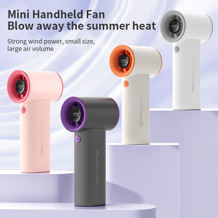 Unisex nan compact digital travel hair dryer with LED temperature display and quiet motor Kalsten