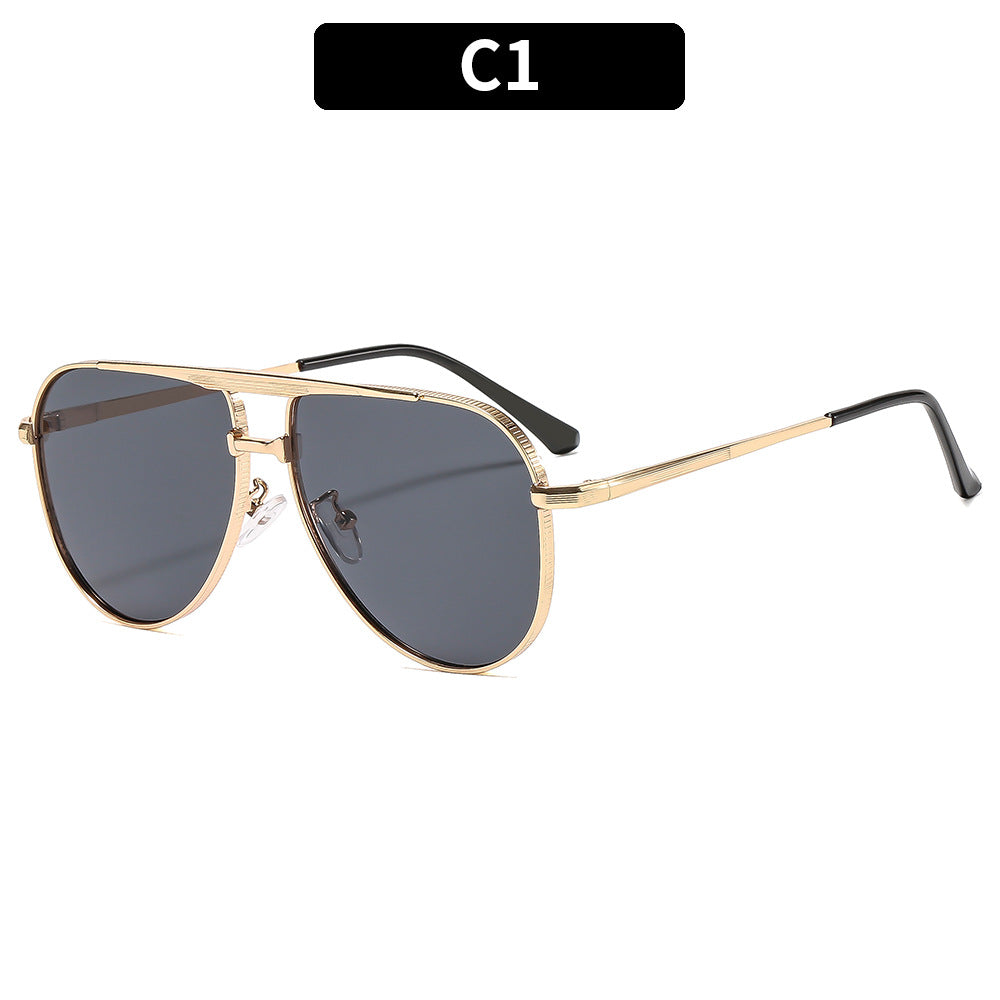 Ladies fashion aviator sunglasses with elegant metal frame and UV400 protection Kalsten