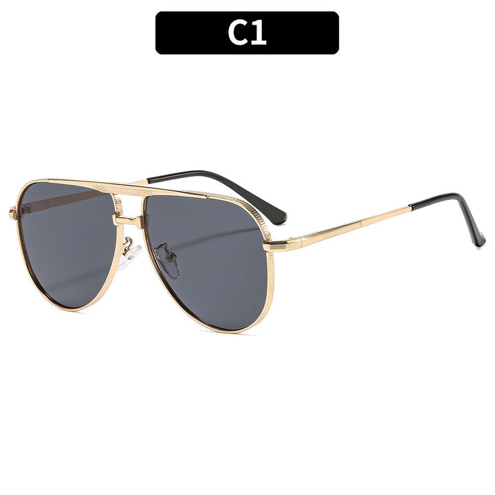 Ladies fashion aviator sunglasses with elegant metal frame and UV400 protection Kalsten