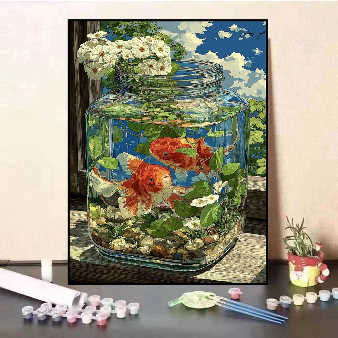 Scenic Balcony Canvas Art Print Kalsten
