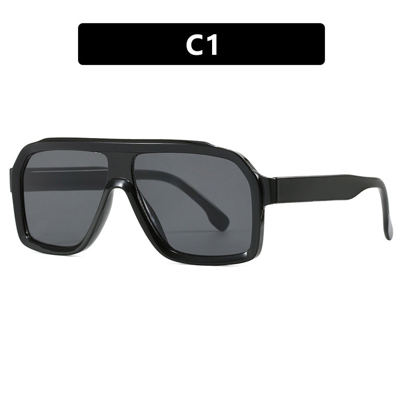 Women's large square sunglasses in a modern design with a sturdy frame Kalsten
