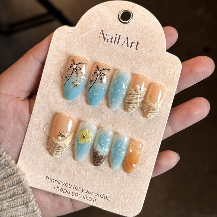 Artistic Floral-Inspired Press-On Nails Kalsten