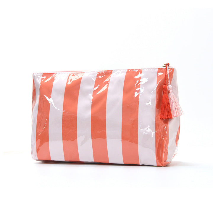 Cosmetic pouch with practical zipper and colorful checkered pattern Kalsten