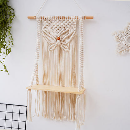 Decorative Macramé Swing Shelf Acalora