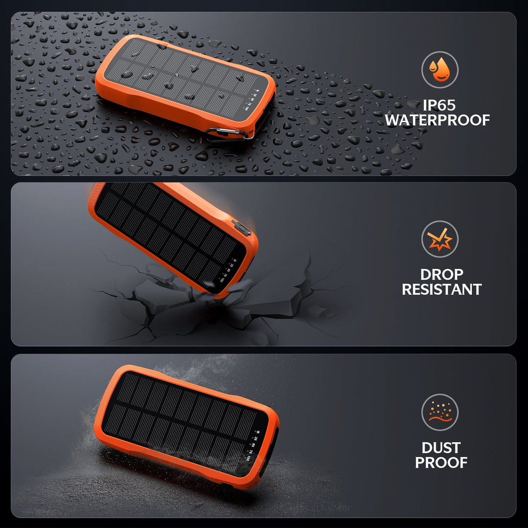 Solar charger with integrated USB ports and LED lamps Kalsten
