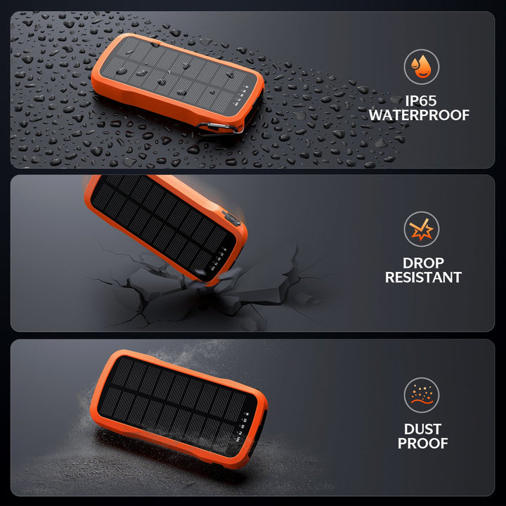 Solar charger with integrated USB ports and LED lamps Kalsten