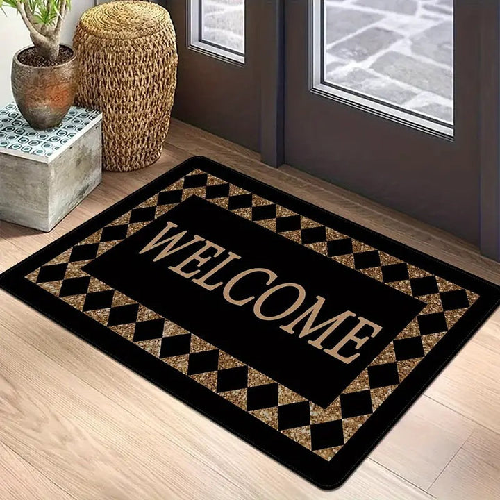 Welcome Warning Doormat Kalsten