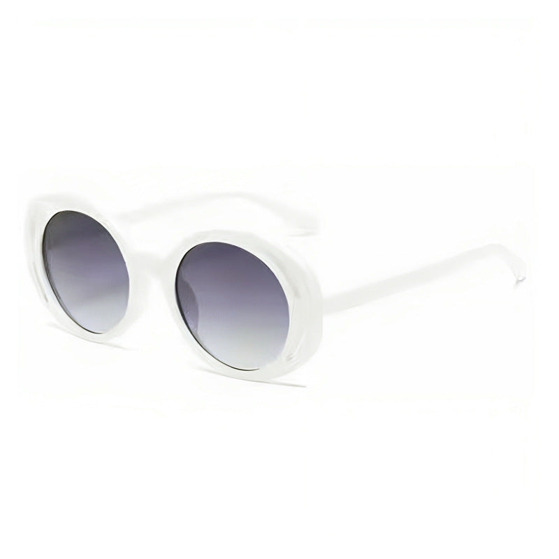 Women Oval Designer Sunglasses with Classic Detail Kalsten