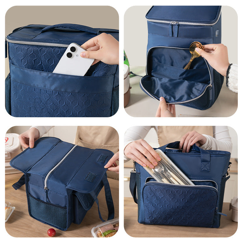 Insulated Cooler Bag With Integrated Compartments Kalsten
