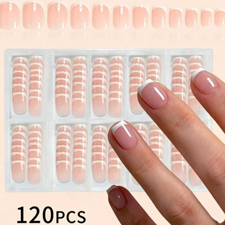 French Tip Press-On Nail Art Set Kalsten